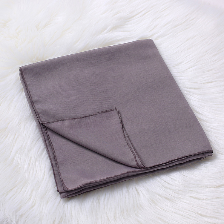 Monochrome cotton linen ladies square scarf wholesale