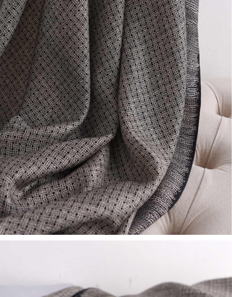 Wholesale twill weave curled 100% silk scarf