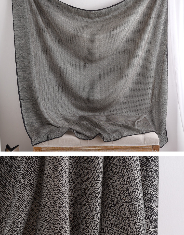Wholesale twill weave curled 100% silk scarf
