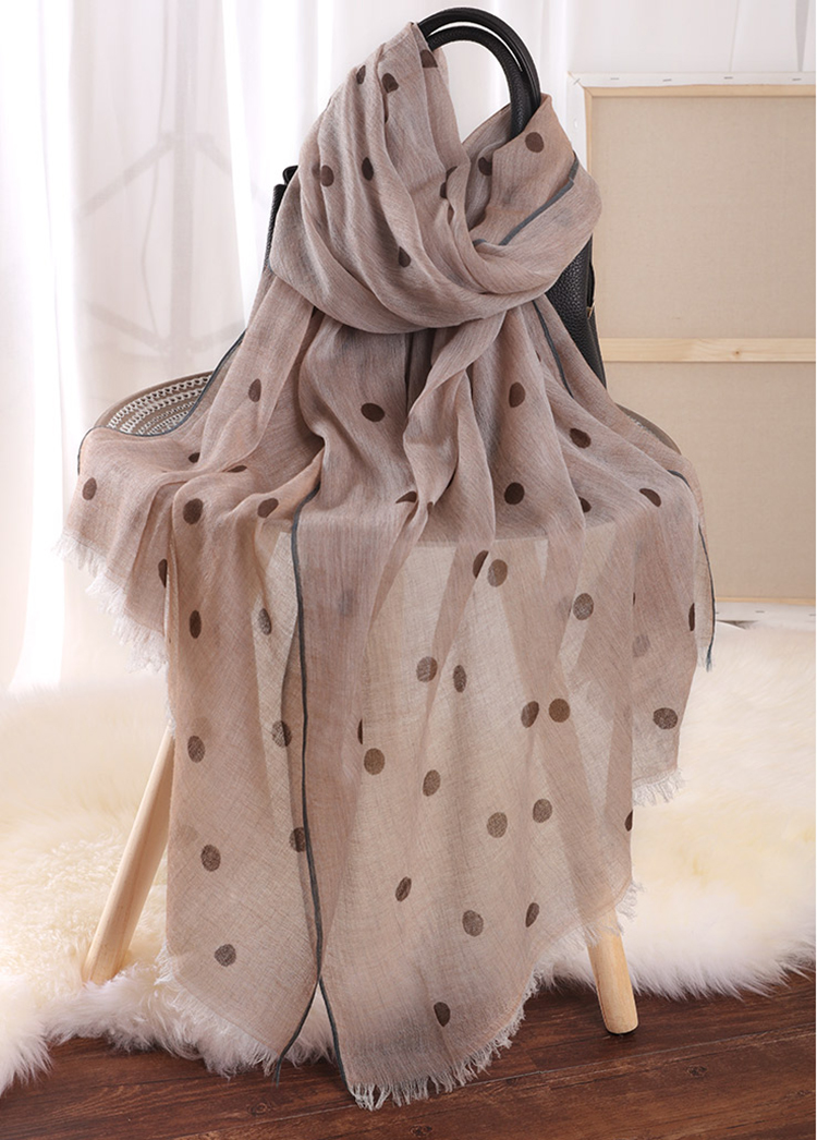 Winter warm shawl retro polka dot 100% cashmere wholesale