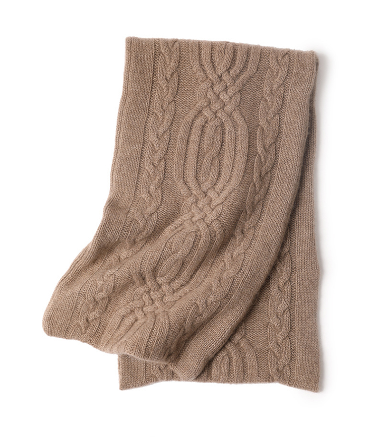 2020 winter knitted warm 100% cashmere scarves