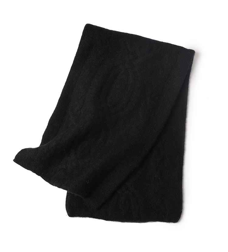 2020 winter knitted warm 100% cashmere scarves