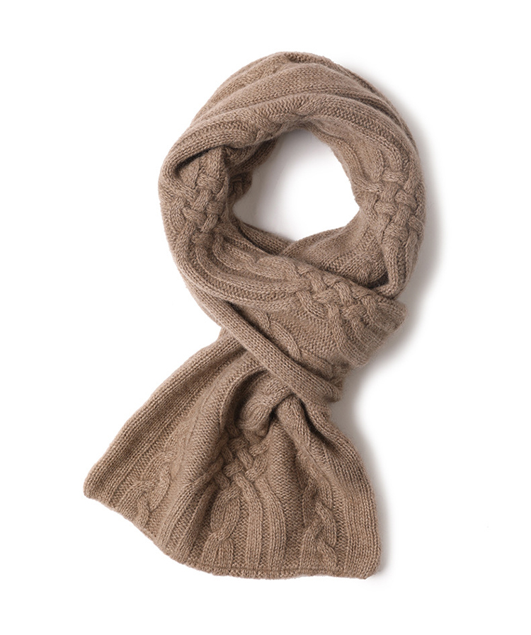 2020 winter knitted warm 100% cashmere scarves