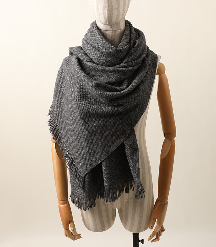 Wholesale Inner Mongolia thick warm 100% cashmere scarf