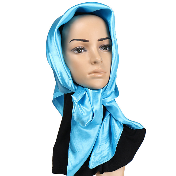 90cm turban satin square scarf wholesale