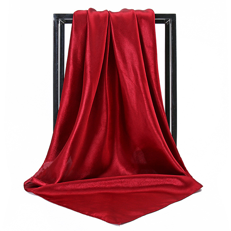 90cm turban satin square scarf wholesale