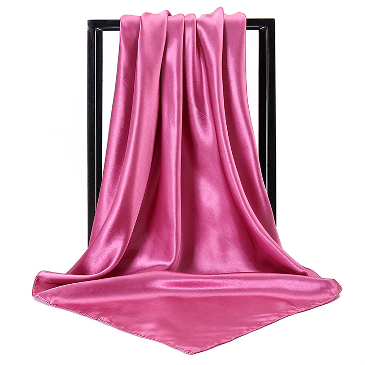 90cm turban satin square scarf wholesale