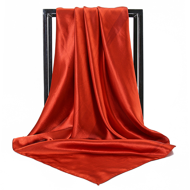 90cm turban satin square scarf wholesale