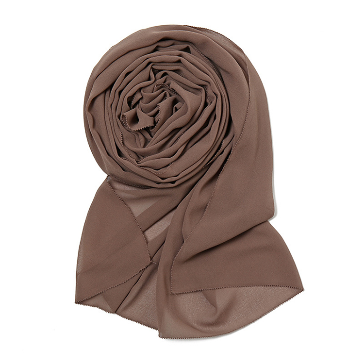 Winter satin pearl chiffon headscarf wholesale