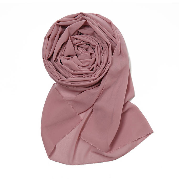 Winter satin pearl chiffon headscarf wholesale