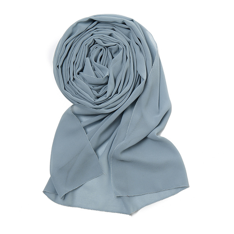 Winter satin pearl chiffon headscarf wholesale
