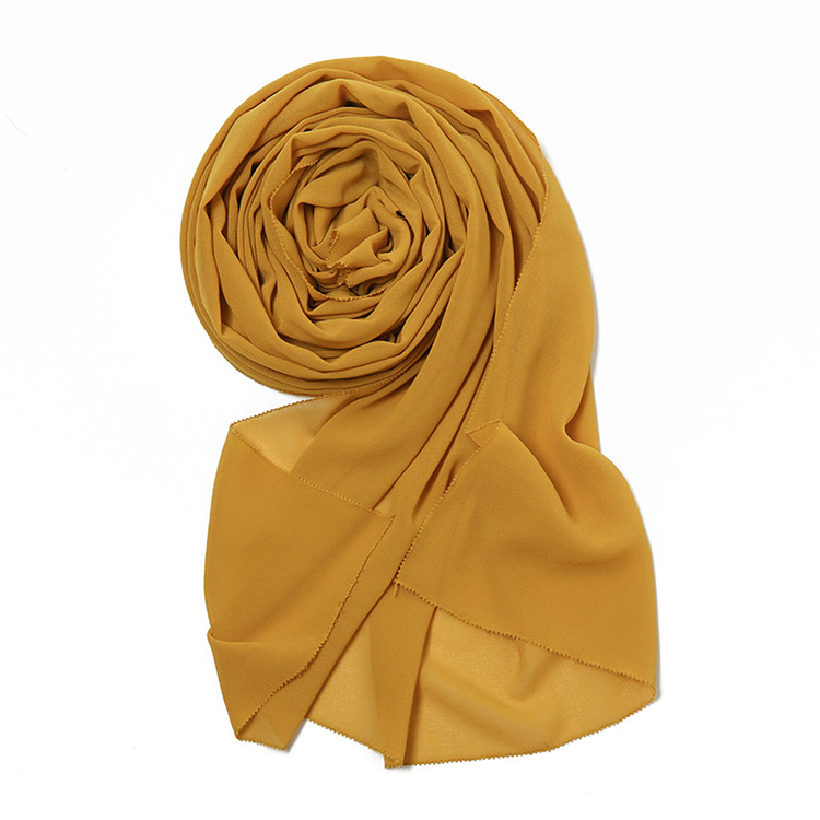 Winter satin pearl chiffon headscarf wholesale