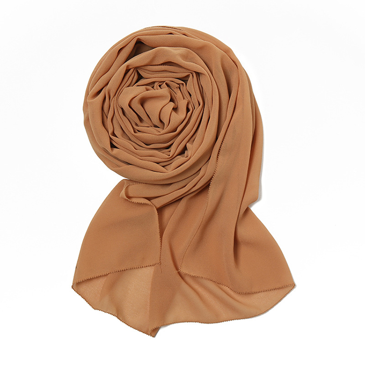 Winter satin pearl chiffon headscarf wholesale