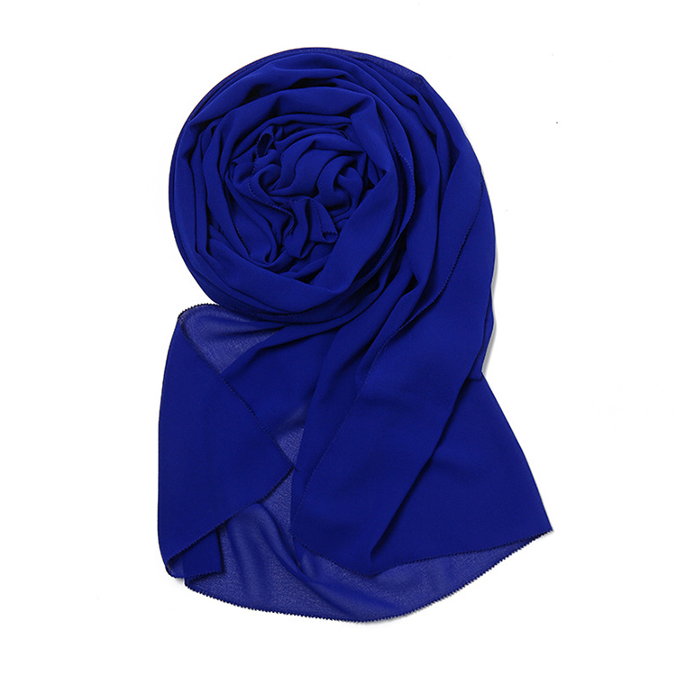 Winter satin pearl chiffon headscarf wholesale
