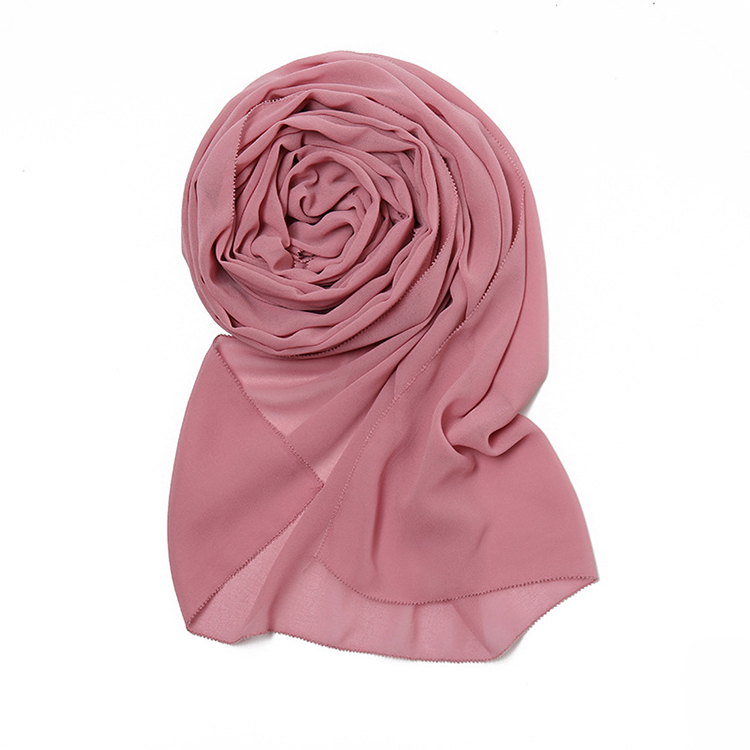 Winter satin pearl chiffon headscarf wholesale