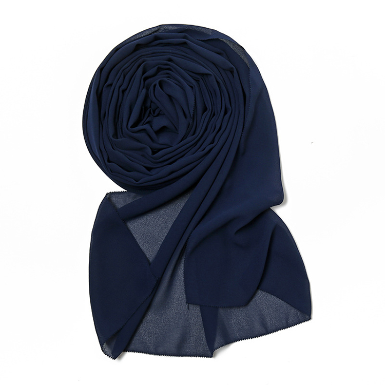 Winter satin pearl chiffon headscarf wholesale