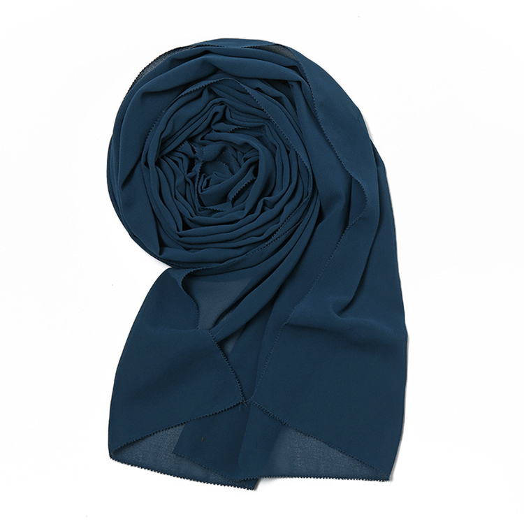 Winter satin pearl chiffon headscarf wholesale