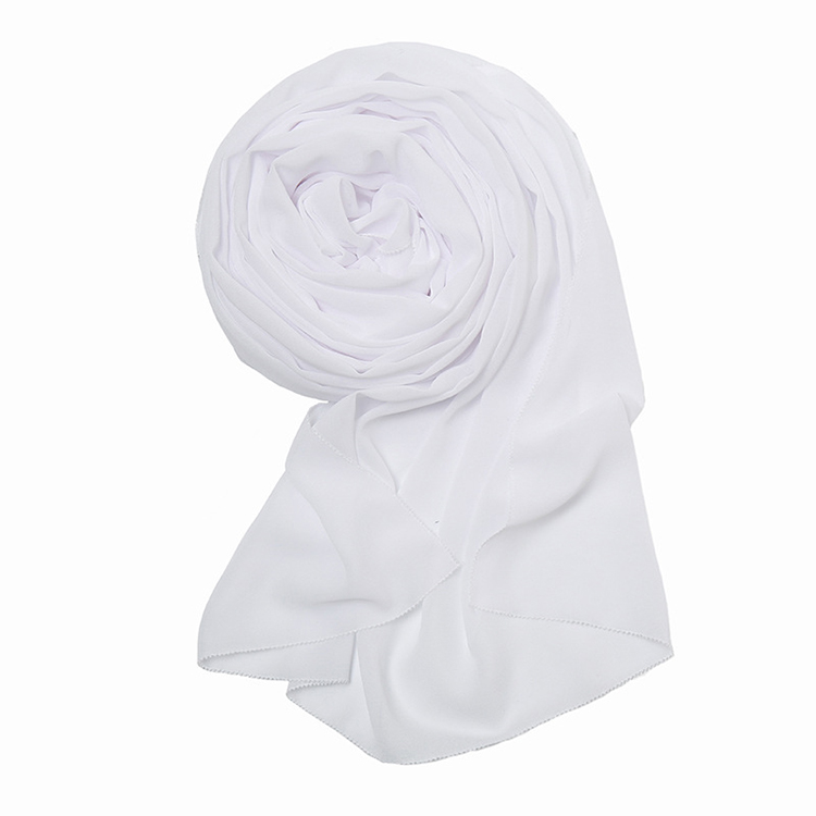 Winter satin pearl chiffon headscarf wholesale