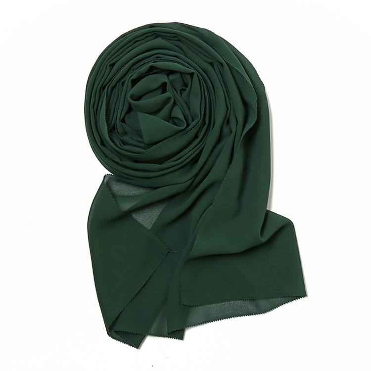 Winter satin pearl chiffon headscarf wholesale