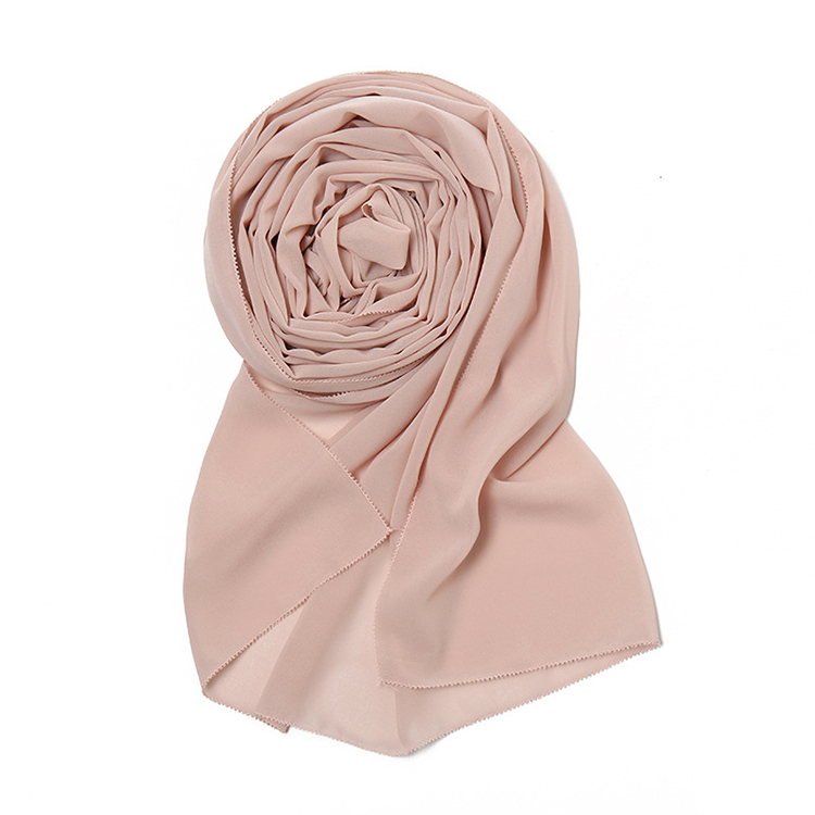 Winter satin pearl chiffon headscarf wholesale