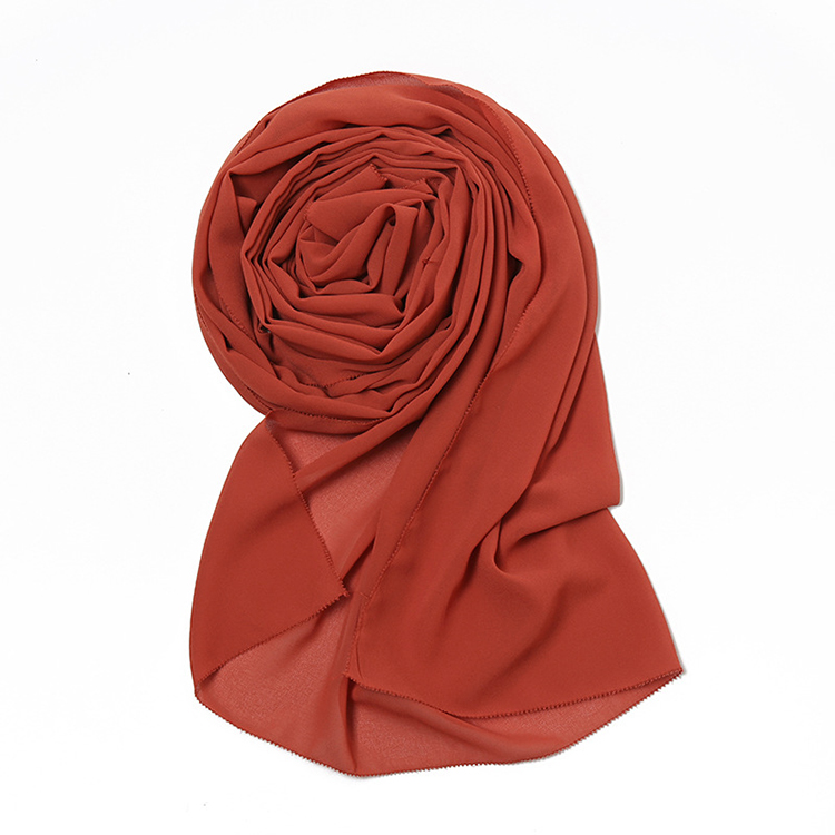 Winter satin pearl chiffon headscarf wholesale