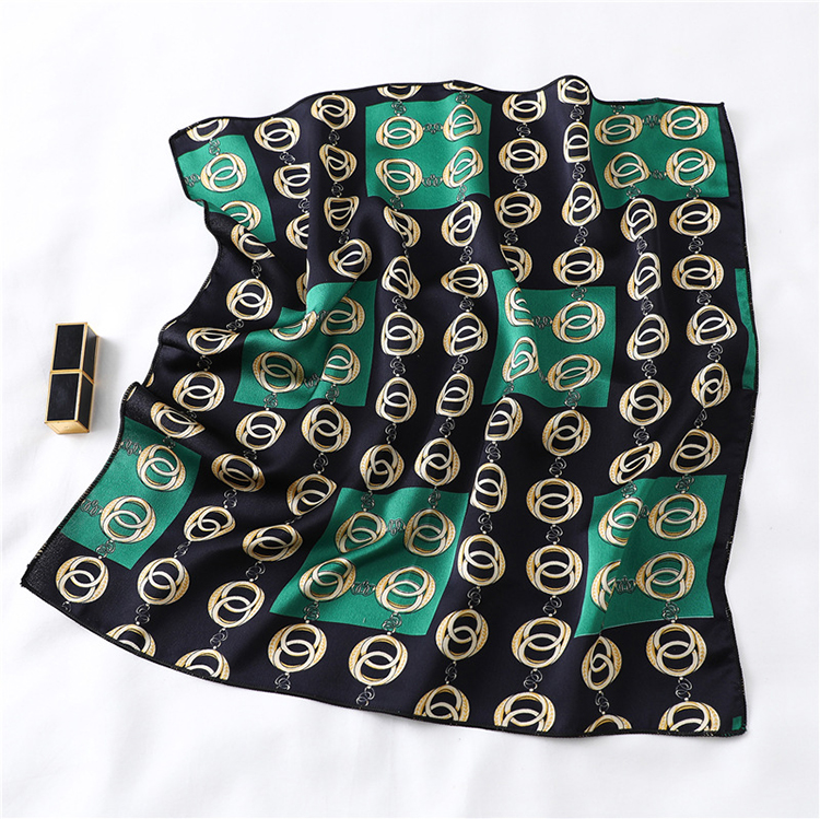 50cm Plain Printed Silk Scarf Wholesale