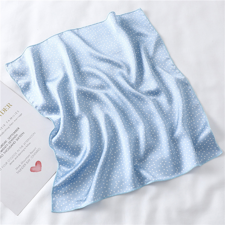50cm Plain Printed Silk Scarf Wholesale