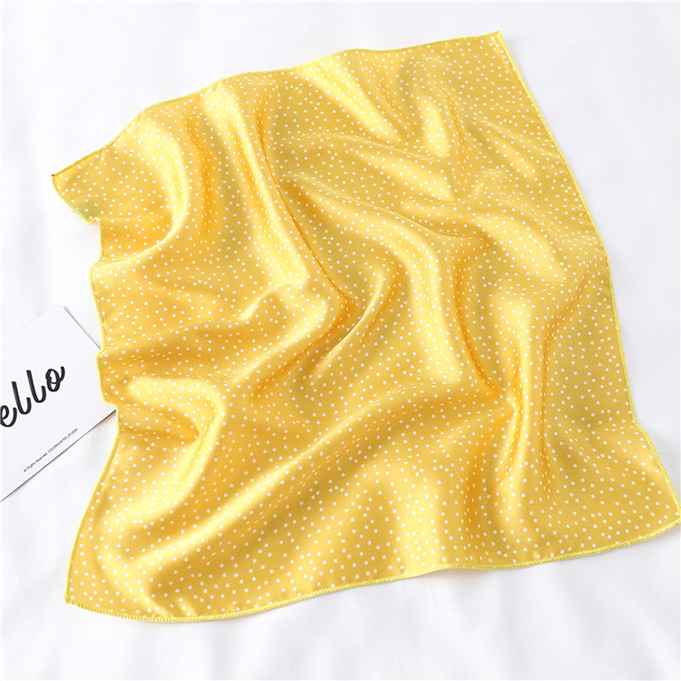 50cm Plain Printed Silk Scarf Wholesale