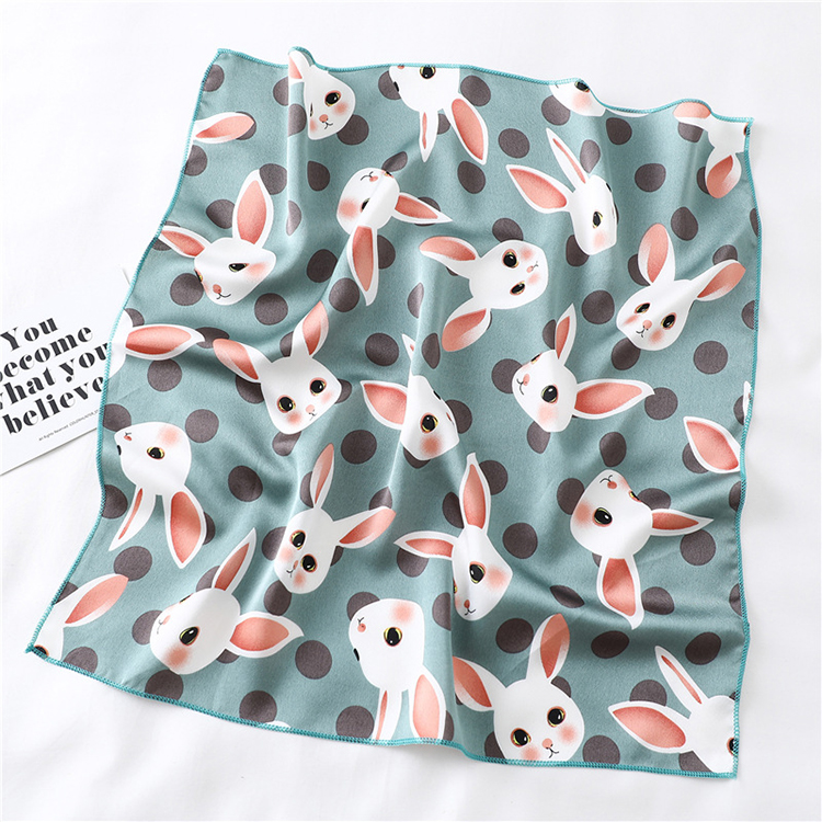 50cm Plain Printed Silk Scarf Wholesale