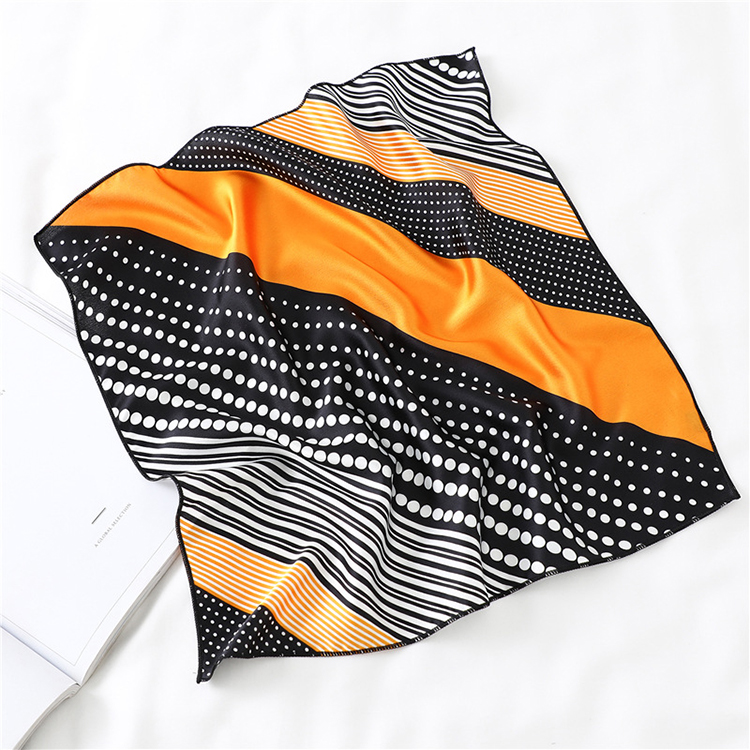 50cm Plain Printed Silk Scarf Wholesale