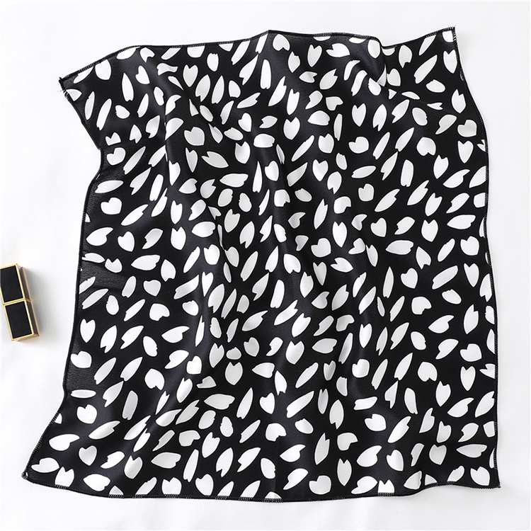 50cm Plain Printed Silk Scarf Wholesale