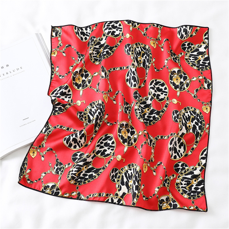 50cm Plain Printed Silk Scarf Wholesale
