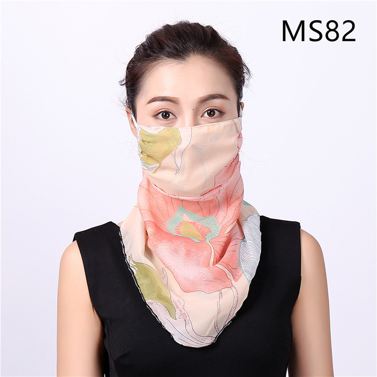 Floral print dustproof chiffon scarf wholesale