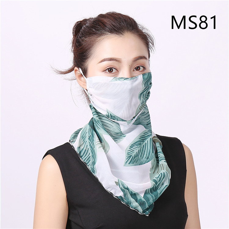 Floral print dustproof chiffon scarf wholesale