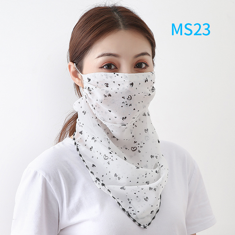 Floral print dustproof chiffon scarf wholesale