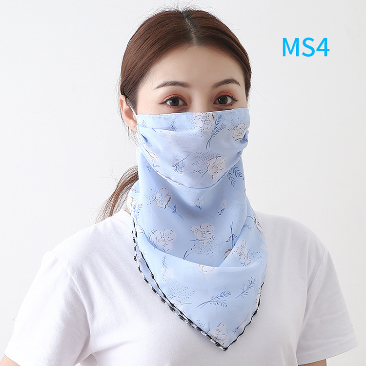 Floral print dustproof chiffon scarf wholesale