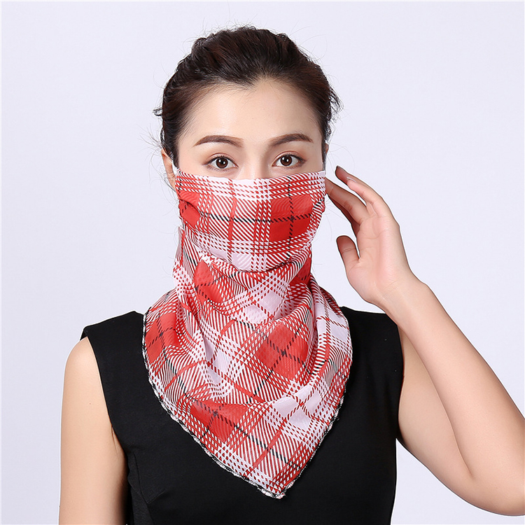Floral print dustproof chiffon scarf wholesale