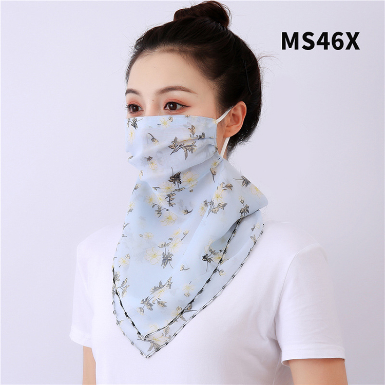 Floral print dustproof chiffon scarf wholesale