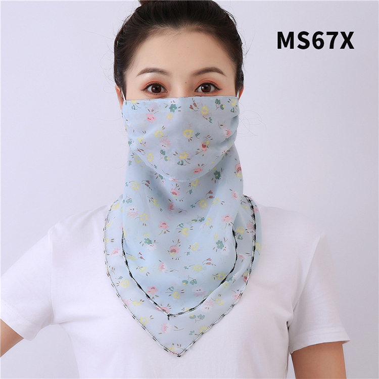 Floral print dustproof chiffon scarf wholesale