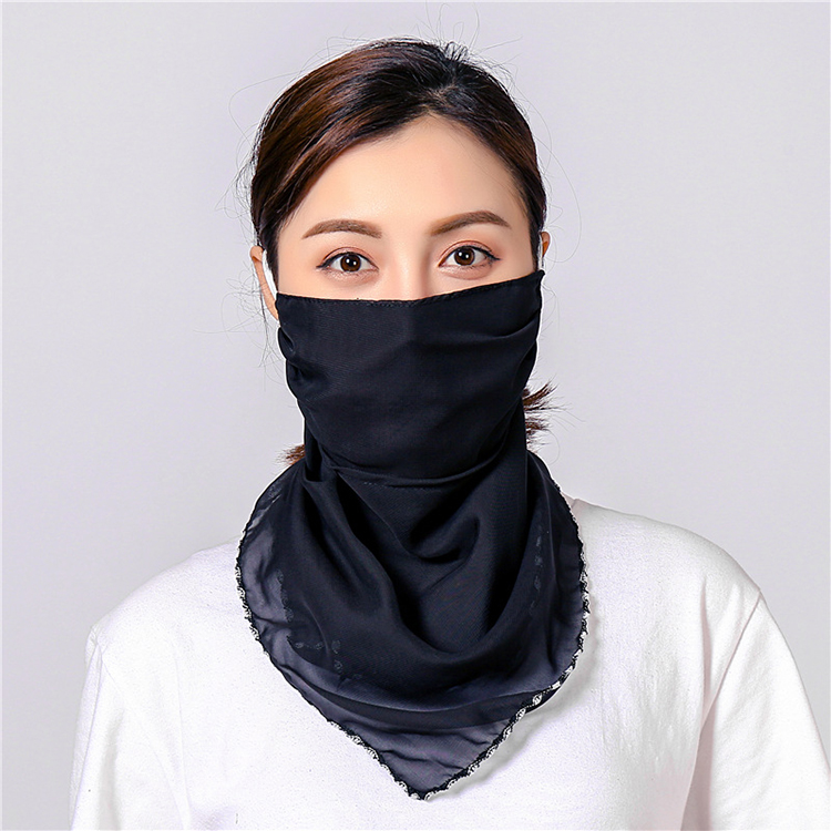 Floral print dustproof chiffon scarf wholesale