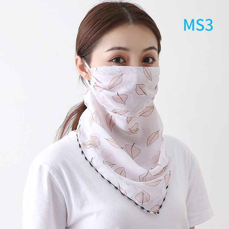 Floral print dustproof chiffon scarf wholesale