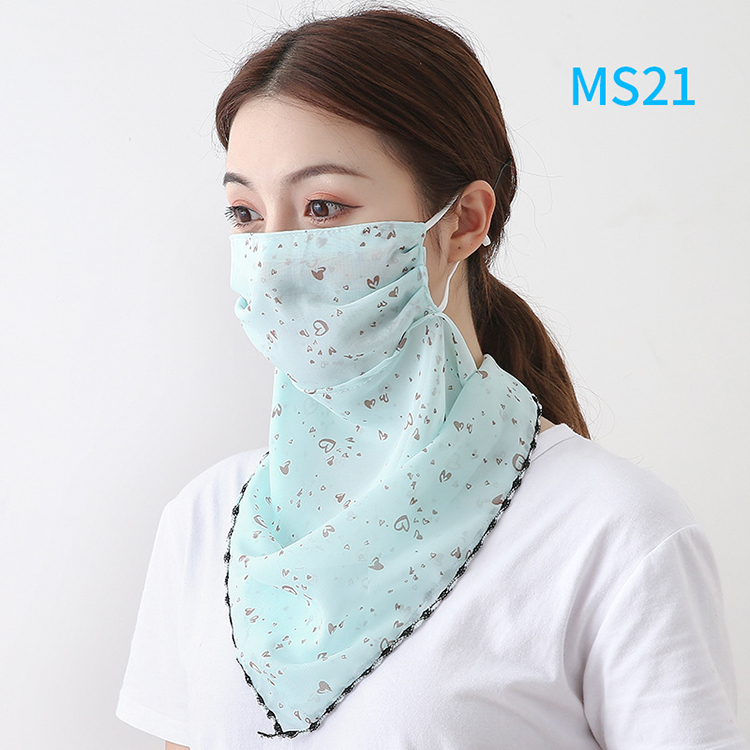 Floral print dustproof chiffon scarf wholesale