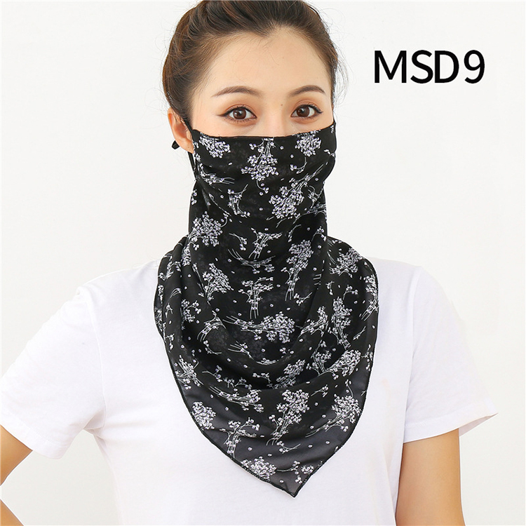 Wholesale printed windproof chiffon veil scarf