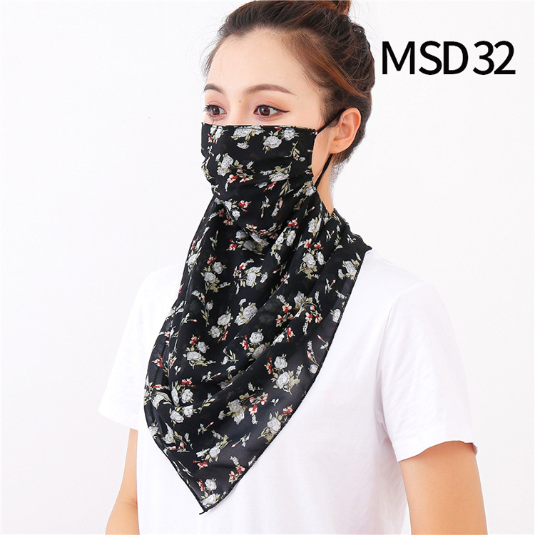 Wholesale printed windproof chiffon veil scarf