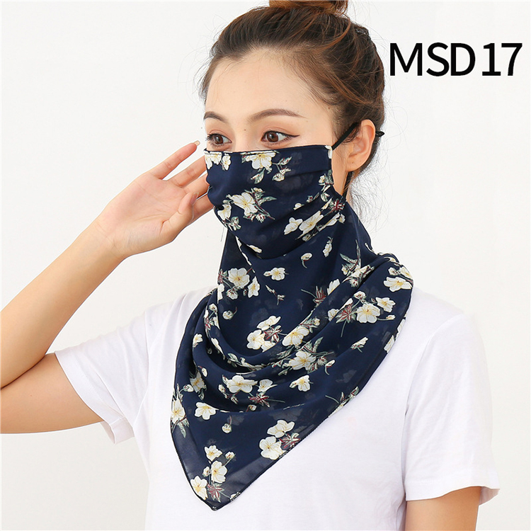 Wholesale printed windproof chiffon veil scarf