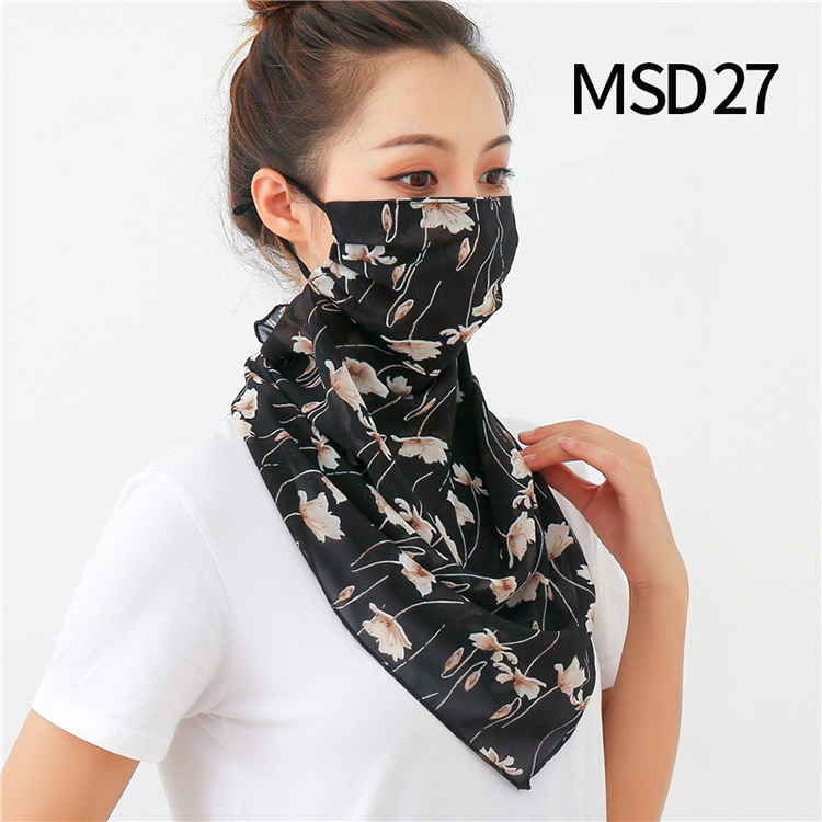Wholesale printed windproof chiffon veil scarf