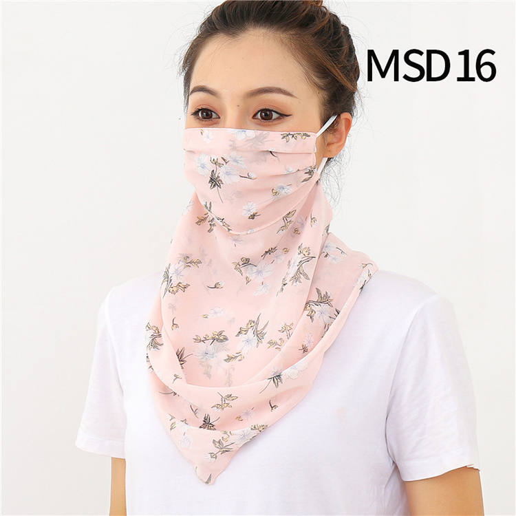 Wholesale printed windproof chiffon veil scarf