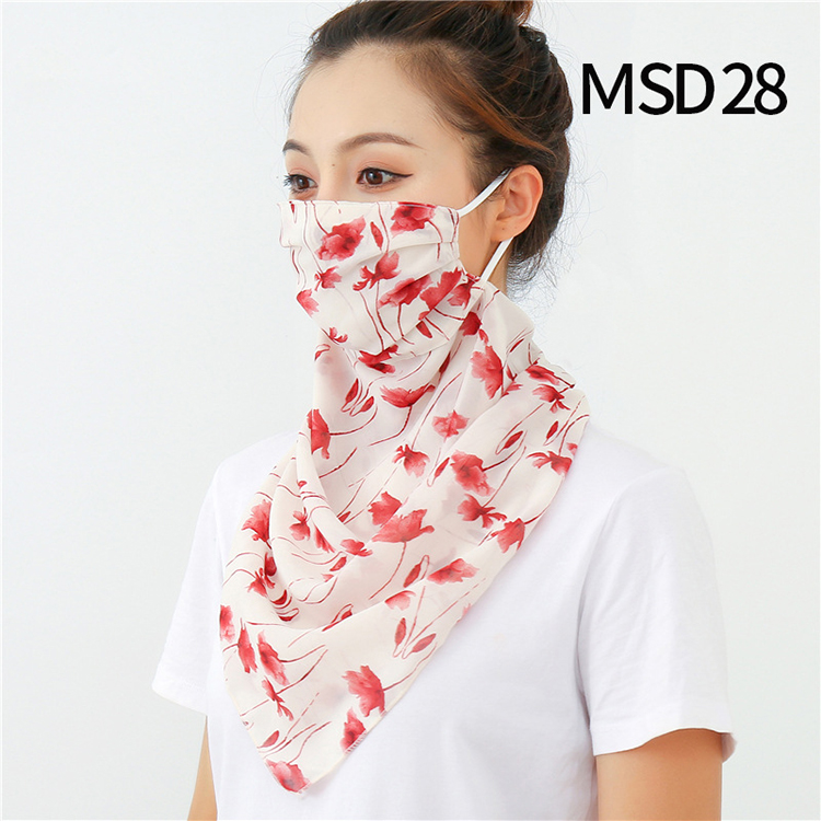 Wholesale printed windproof chiffon veil scarf