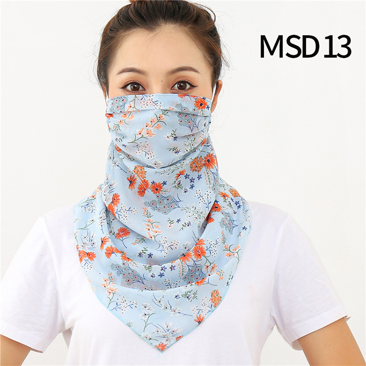 Wholesale printed windproof chiffon veil scarf
