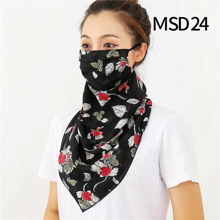 Wholesale printed windproof chiffon veil scarf